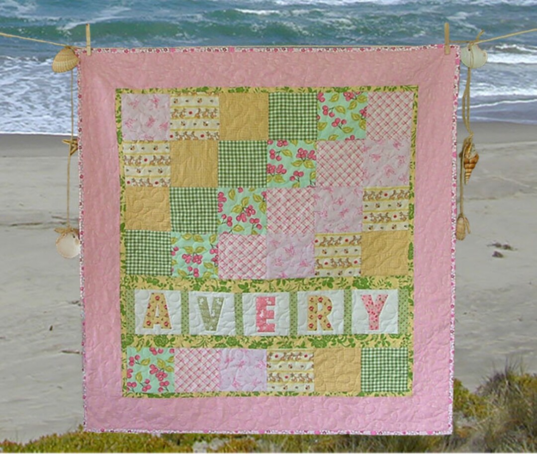 PERSONALIZED CUSTOM Baby Quilt Boy or Girl. Personalized Etsy