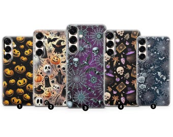 Halloween-telefoonhoesje Pumpkin-hoesje voor iPhone 17 Pro Max, 16e, 15, 14, 13 en Samsung S26 Ultra, S25 FE, A57, A56, Pixel 10, 9A