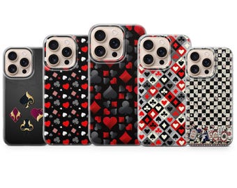 Poker Phone Case Card Cover for iPhone 17 Pro Max, 16e, 15, 14, 13 & Samsung S26 Ultra, S25 FE, A57, A56, Pixel 10, 9A