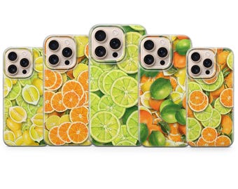 Citrus Phone Case Aesthetic Cover for iPhone 17 Pro Max, 16e, 15, 14, 13 & Samsung S26 Ultra, S25 FE, A57, A56, Pixel 10, 9A