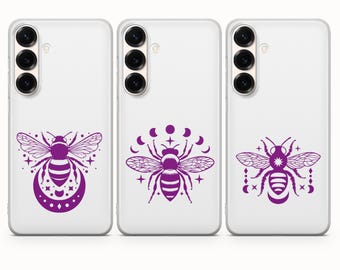Honey Bee-telefoonhoesje Astrology Cove voor iPhone 17 Pro Max, 16e, 15, 14, 13 en Samsung S26 Ultra, S25 FE, A57, A56, Pixel 10, 9A