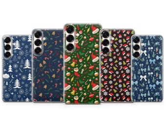 Kerst telefoonhoesje Candy Case voor iPhone 17 Pro Max, 16e, 15, 14, 13 en Samsung S26 Ultra, S25 FE, A57, A56, Pixel 10, 9A