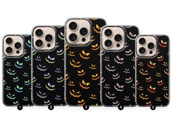 Pumpkin Phone Case Halloween-hoesje voor iPhone 17 Pro Max, 16e, 15, 14, 13 en Samsung S26 Ultra, S25 FE, A57, A56, Pixel 10, 9A