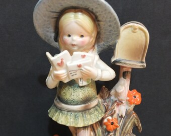 Vintage Sarah Kay Figurine | First Kiss Limited Edition | Hand