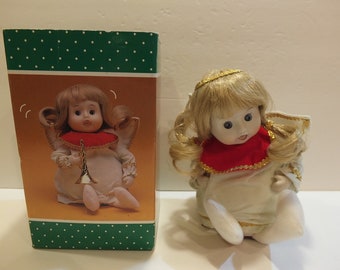 animated christmas angel doll