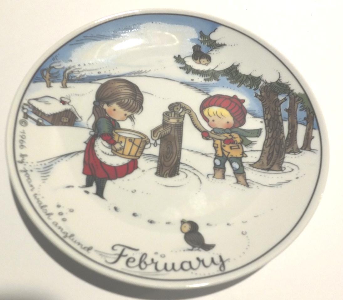Joan Walsh Anglund Month Plates - Etsy
