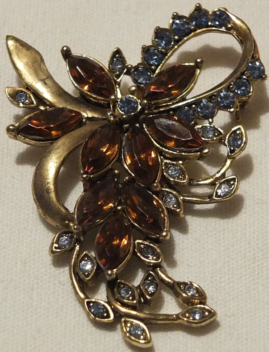 Vintage Signed KC Jewelry Brooch Etsy