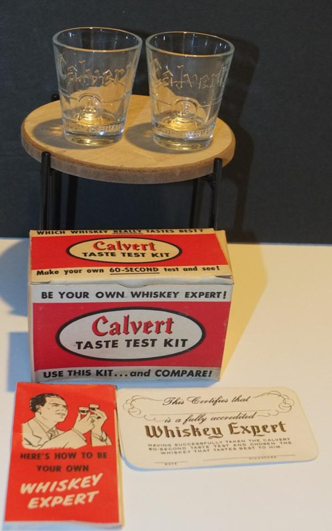 4 Calvert Whiskey Taste Test Kits - Etsy