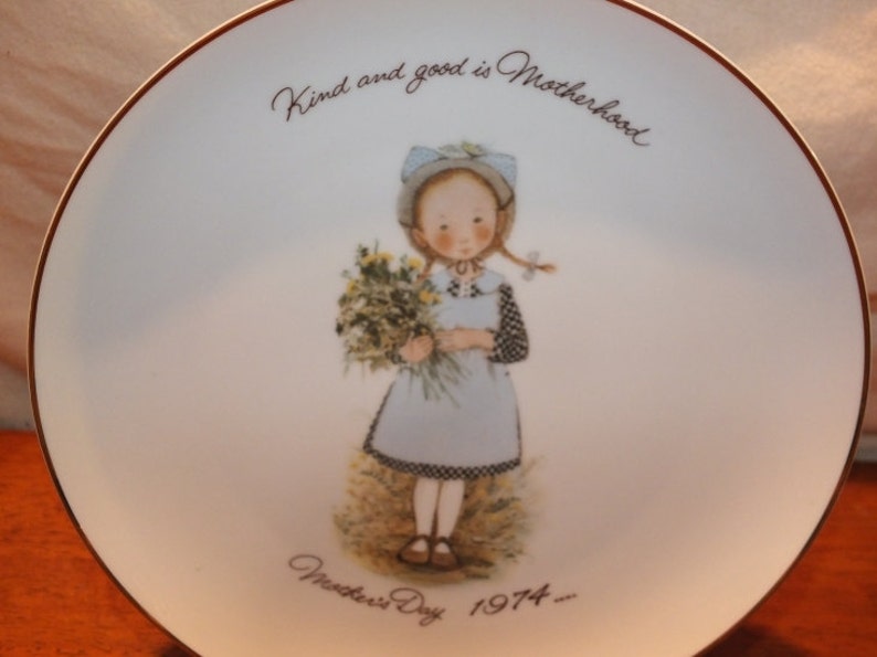 1974 Holly Hobbie Mother/'s Day Collector/'s Plate
