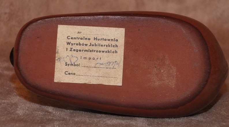 Redware Pottery Dutch Shoe Ashtray