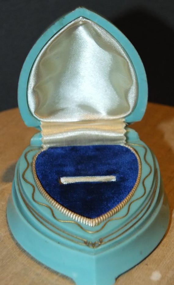 Art Deco Celluloid Ring Box - image 3
