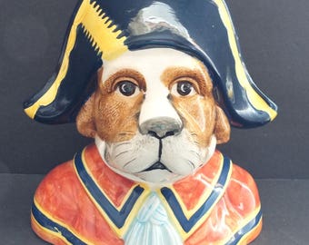 Sigma Tastesetter Dog Wearing Tricorne Hat Coin Bank