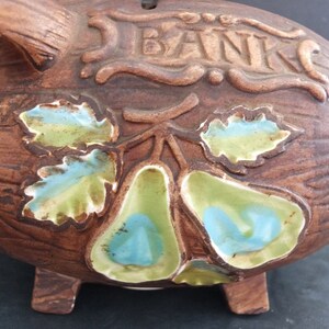 Vintage California Pottery Piggy Bank image 8