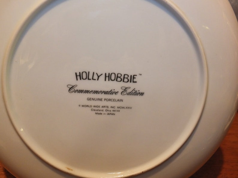 1974 Holly Hobbie Mother/'s Day Collector/'s Plate