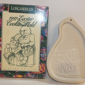 1997 Longaberger Easter Cookie Mold
