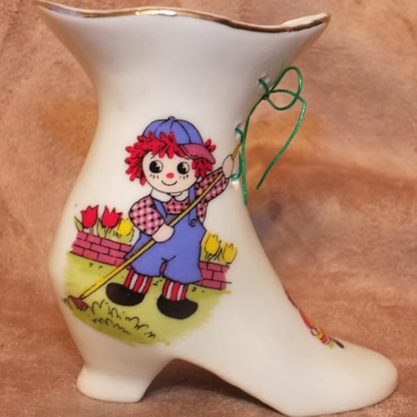 Raggedy Andy Ceramic Shoe Bud Vase Price Imports