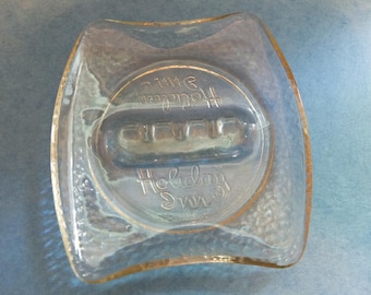 Vintage Holiday Inn Glass Ashtray