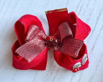 Taylor Swift Red Era Inspired Hair Bow