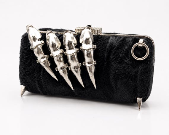 Avant-Garde Claw Purse – Handmade OOAK Wearable Art Statement Bag
