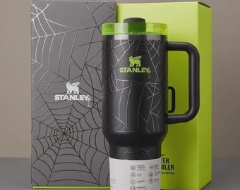 Stanley Halloween Web Glow H2.0 40oz Tumbler Limited Edition Spider Design