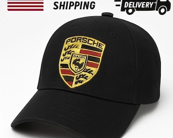 Unisex Adult F1 Team Racing Porsche Adjustable Sun Hat Caps Black