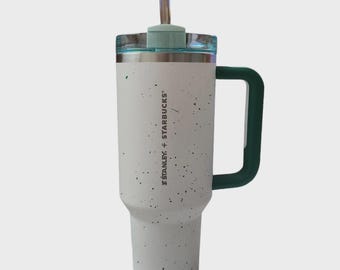 Stanley X Starbucks 40 Oz. Quencher H2.0 Flow State Tumbler Green Pebble