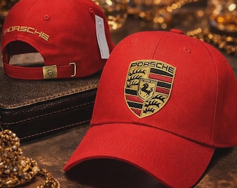 Unisex Adult F1 Team Racing Porsche Adjustable Sun Hat Caps Red