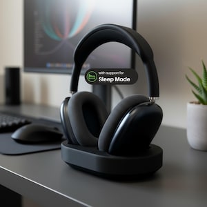 Podstawka do AirPods Max | Stacja dokująca Deep Sleep | Uchwyt na słuchawki | Aktywuje tryb Deep Sleep z PLA
