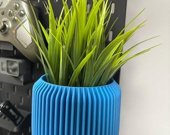 3D Printed plant holder  Holder for IKEA Skadis Pegboard – Gaming Desk Accessory