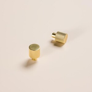 Santi 20 mm guldfärgad blank möbelknopp