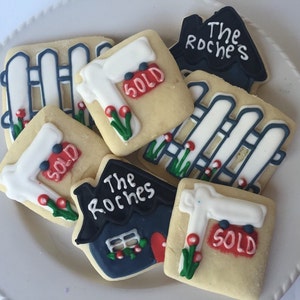 House Warming Sugar Cookies, house warming gift, housewarming gift, prrsonalized housewarming gift, new home housewarming gift, cookies