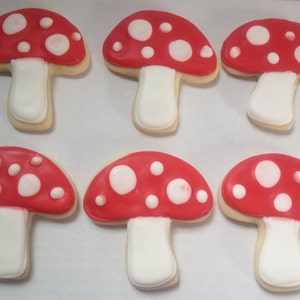 Woodland Mushroom Sugar Cookies