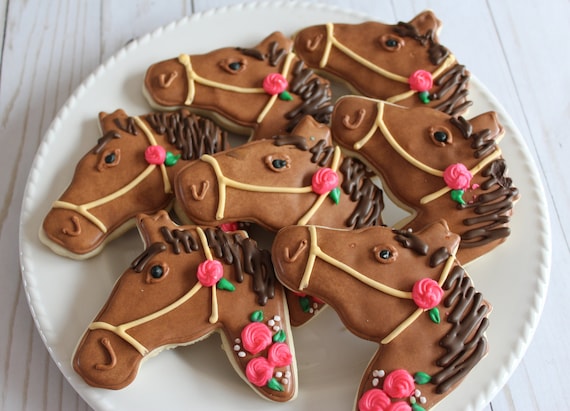 Horse Sugar Cookies, Horse Party, Horse Lover Gift, Horse Party