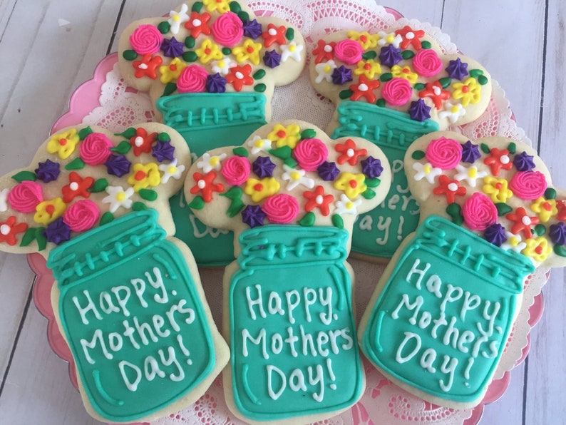 Mother's Day cookies, Mother's Day gift, Mother's Day gift for grandma, Mother's Day gift from daughter, Mother's Day gift ideas, mom gifts image 1