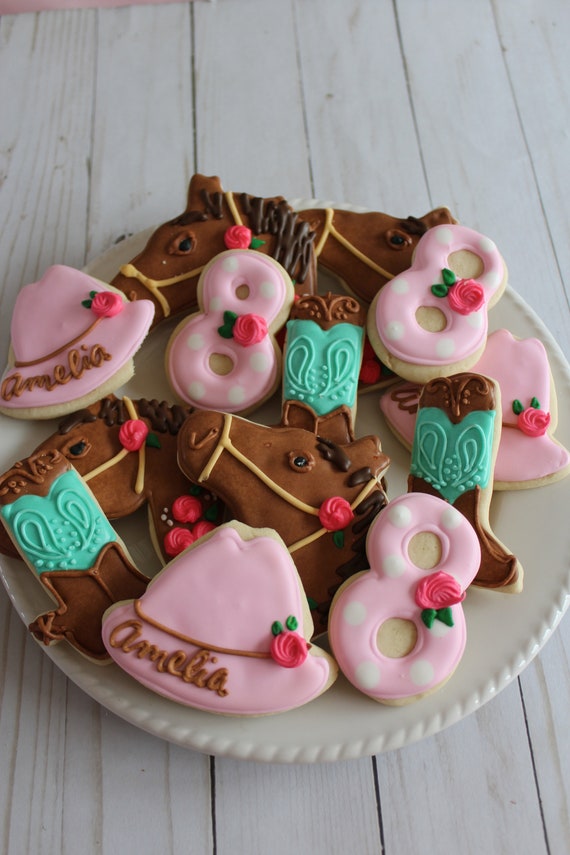 Horse Sugar Cookies, Horse Party, Horse Lover Gift, Horse Party