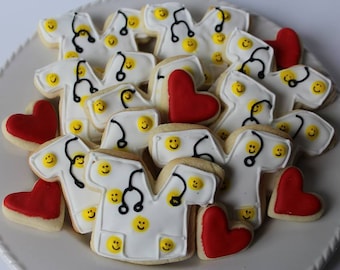 Get Well Soon Sugar Cookies, Get Well Gift, Get Well Soon, Get Well Care Package, Get Well Gift Basket, Nurse Gift, Doctor Gift