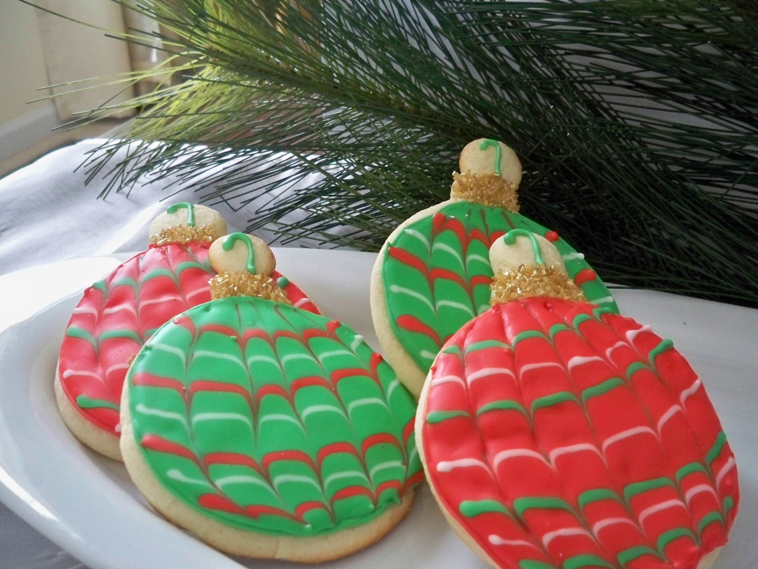 Ornament Sugar Cookies Christmas cookies Christmas cookie Etsy