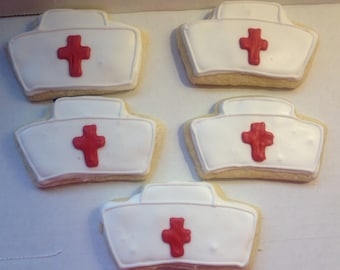 nurse hat Sugar Cookies