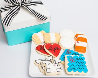 Get Well Soon Sugar Cookies, Get Well Gift, Get Well Soon, Get Well Care Package, Get Well Gift Basket, Nurse Gift, Doctor Gift