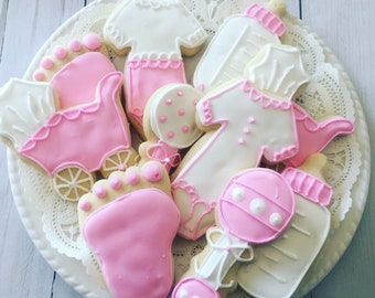 Baby Girl Sugar Cookies