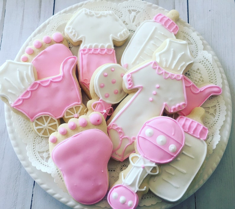 Baby Girl Sugar Cookies Etsy Baby Girl Sugar Cookies Etsy