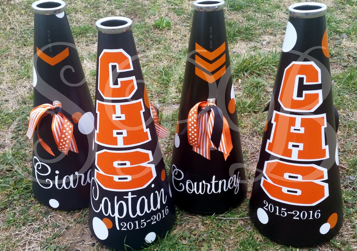 19 Cheer Megaphone Custom for Cheerleading and Etsy