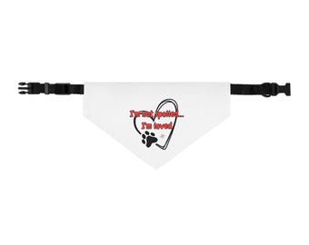 Haz un regalo a tu mascota – un bonito pañuelo para animales de la línea KEEPDREAMING AMOR ANIMAL.