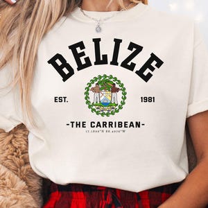 Belize comfort colors tee, Belize Shirt, Belize Caribbean Style Sweatshirt, Belize Gift, Belize Sweatshirt, Belize home friend gift
