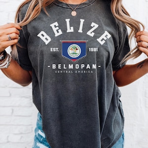 Belize comfort colors tee, Belize Shirt, Belize Caribbean Style , Belize Gift, Belize tshirt, Belize home, Belize friend gift