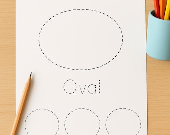40 Shape Tracing Worksheets – Preschool Geometry Activities | Printable Shapes for Kids | Early Learning Worksheets
