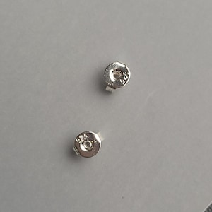 Edle 925 Sterling Silber Ohrringe | Tropfenohrringe matt gebürstet | Silberschmuck | Teardrop Hängeohrringe | Hochzeitsschmuck immagine 6