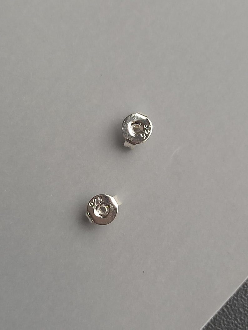 Edle 925 Sterling Silber Ohrringe | Tropfenohrringe matt gebürstet | Silberschmuck | Teardrop Hängeohrringe | Hochzeitsschmuck immagine 6