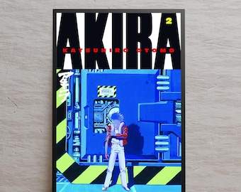 Akira Poster, Hochwertiger Druck, Film Wandkunst, Geschenk für Filmfans