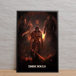 Dark Souls-poster, hoogwaardige print, videogamekunst aan de muur, cadeau voor gamers